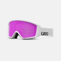 Giro Index 2.0 Asian Fit (WHITE WORDMARK) + Amber Pink Lens